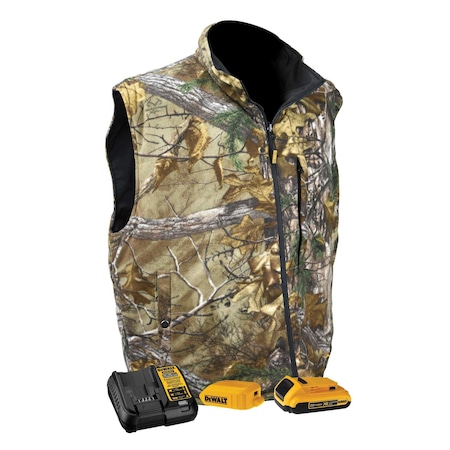Dewalt Heated Jackets Camo Fleece Heated Vest-L DCHV085D1-L